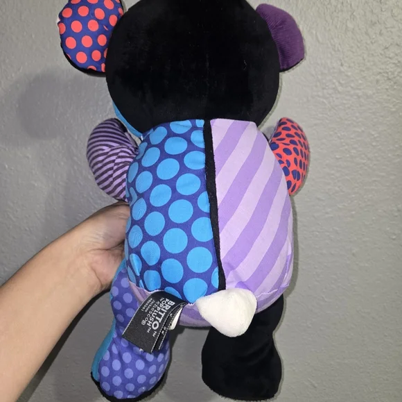 Britto Popplush Jackson Panda Bear By Artist Romero Britto - Picture 7 of 15